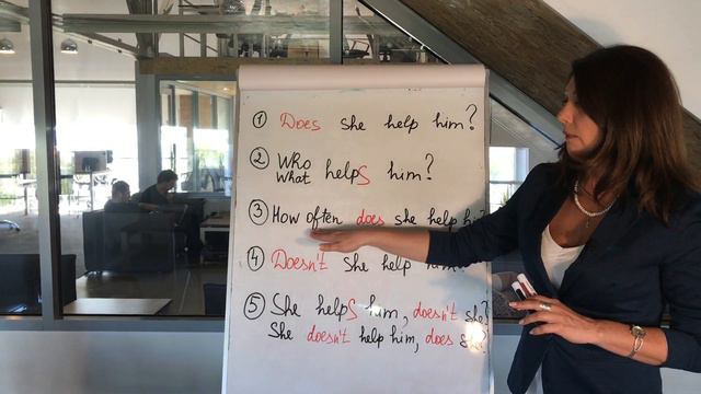 5 видов вопросов  с He She It