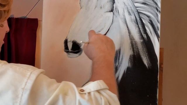 How to Paint a Horse | Shadowfax from The Lord of the Rings | Series of Painting Tutorials смотреть онлайн