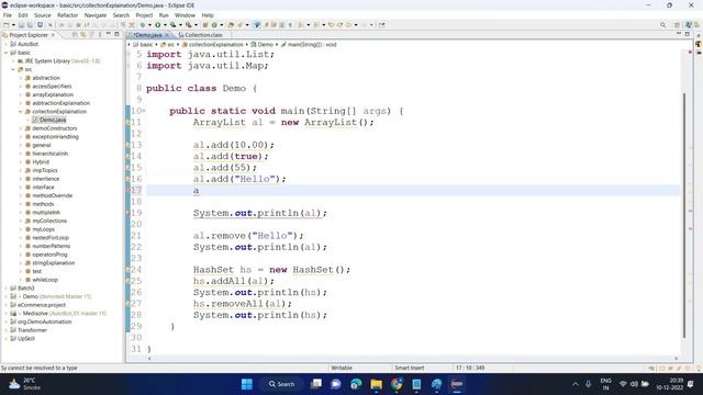 Session - 67 (Methods of Collection interface || List interface vs Set Interface) смотреть онлайн