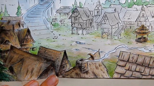 Winterfell. Realistic Coloring In Muted Shades