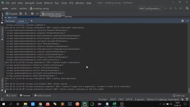 Python web scarping using scrapy and save the data in your Excel смотреть онлайн