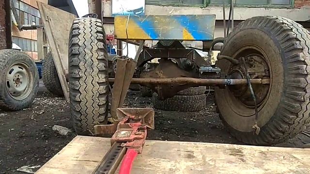 Рама на минитрактор из уаза смотреть онлайн