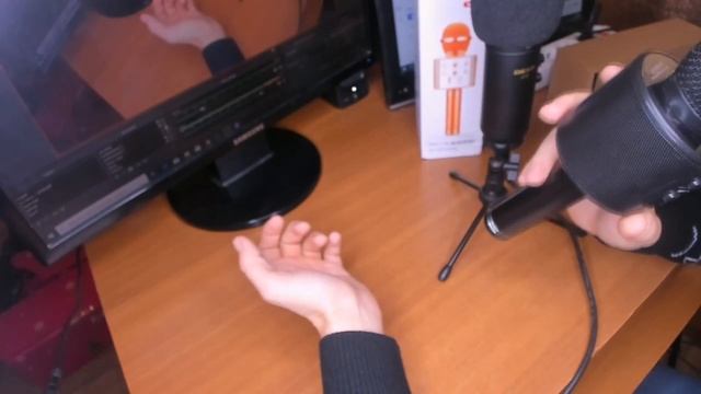 Караоке bluetooh микрофон WS-858 + супер функция изменение голоса! смотреть онлайн