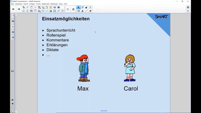Arbeiten mit Tonaufnahmen in der SMART Notebook Software смотреть онлайн