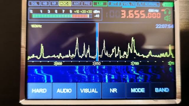 Malakhit receiver operation in 80 m band (in the city) смотреть онлайн