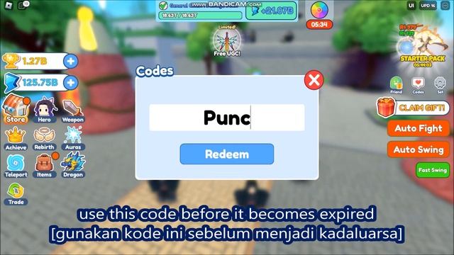 NEW UPDATE CODES [FREE UGC] Clicker Fighting Simulator ROBLOX | ALL CODES | SEPTEMBER 9, 2023 смотреть онлайн