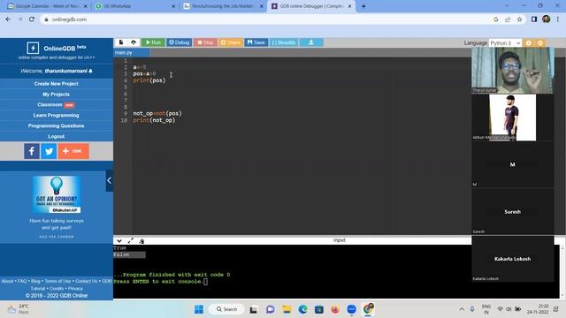 Day-6 || Python || Topic - Logical operators And,or,not Solving simple problems on logical operator смотреть онлайн