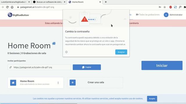 BigBlueButton para luiszambrana com ar смотреть онлайн