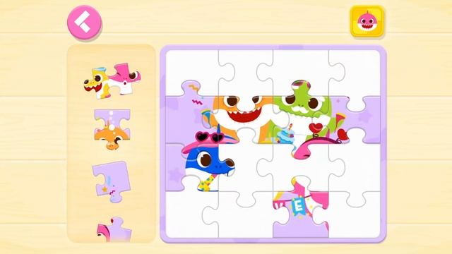 Fun Baby Shark Jigsaw Puzzle Game - Baby Shark Puzzle Activities - Cartoon Games - Android Gameplay смотреть онлайн