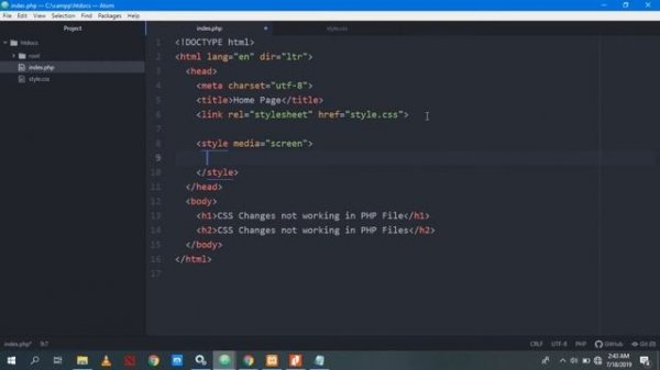 CSS/JavaScript changes not loading in .PHP/.HTML file