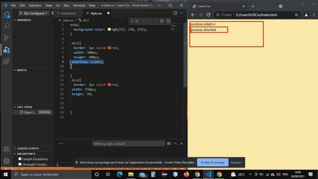 CSS Tutorial 45 : Position absolute смотреть онлайн