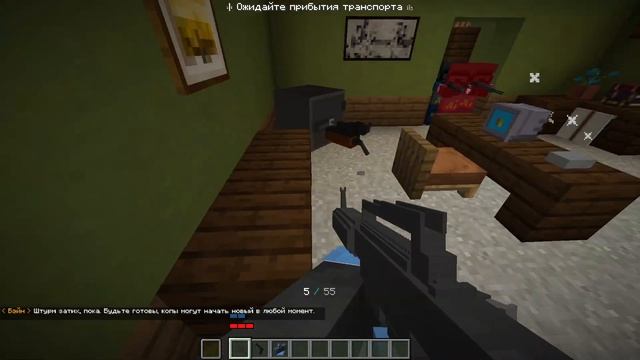 САМАЯ ЛУЧШАЯ КАРТА PAYDAY 2 В МАЙНКРАФТ! смотреть онлайн