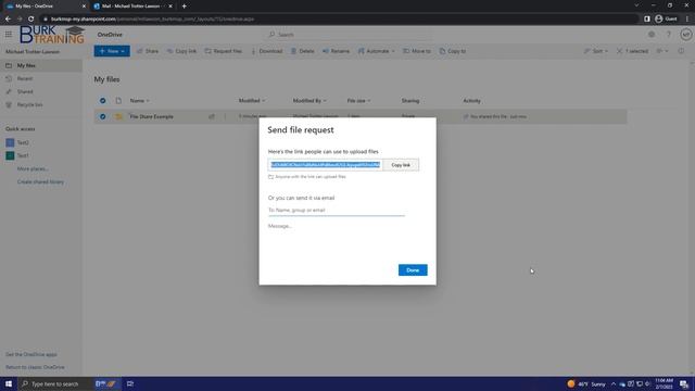 Microsoft OneDrive for Business | File Requests | Burk I.T. смотреть онлайн