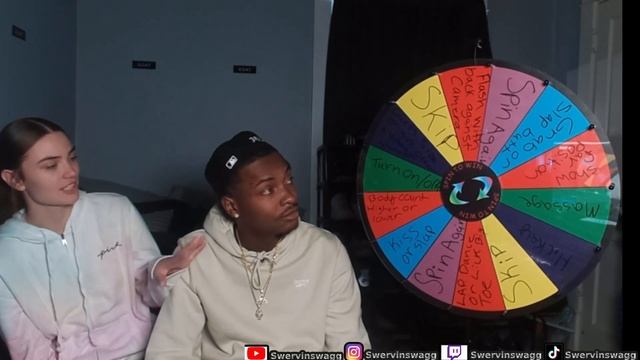 Freaky Spin The Wheel Challenge With Crush? Gone Right!!!!?? смотреть онлайн