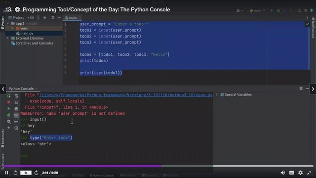 013. ⚙️ Programming ToolConcept of the Day The Python Console смотреть онлайн