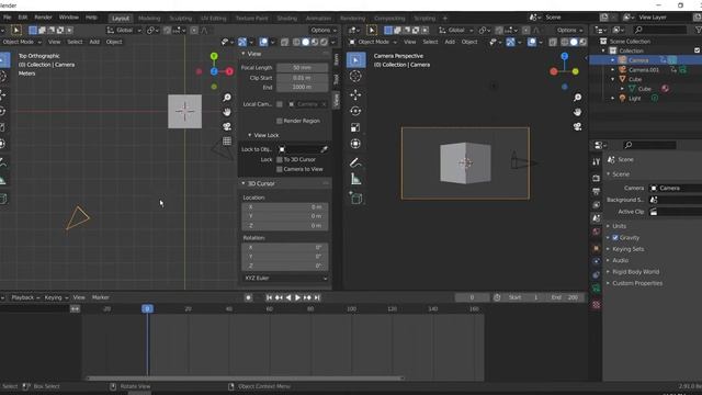 Switch Between Camera in Blender||Quick Blender Trick смотреть онлайн