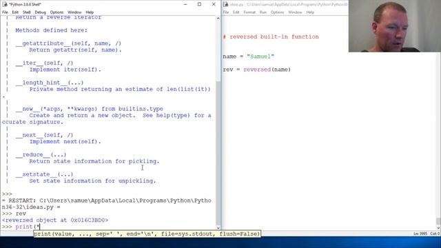Python Basics Built in Reverse Function смотреть онлайн