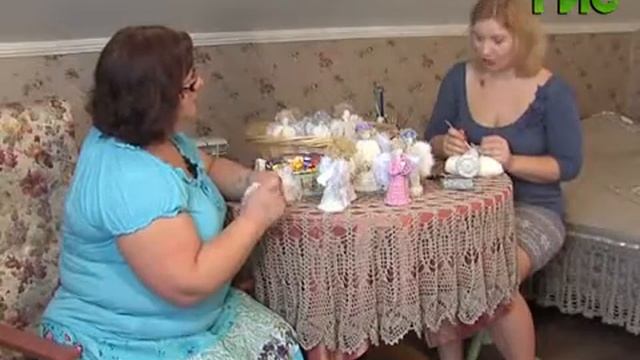 Самарские рукодельницы мастерят ангелов из пряжи смотреть онлайн