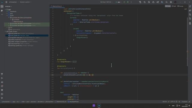 Photo Picker на Jetpack Compose в Android Studio + Kotlin смотреть онлайн