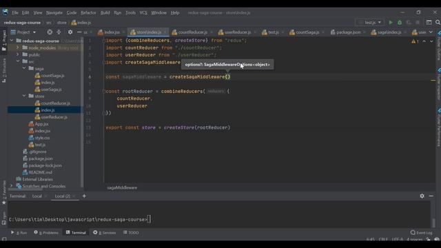 6. Redux и React. Redux saga асинхронные actions смотреть онлайн