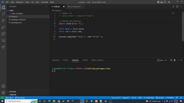 Use ESM In A Node Project | CONE смотреть онлайн
