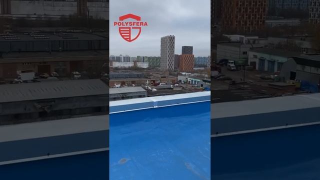 Ремонт кровли Полимочевиной Wotan® e101 без демонтажа. смотреть онлайн