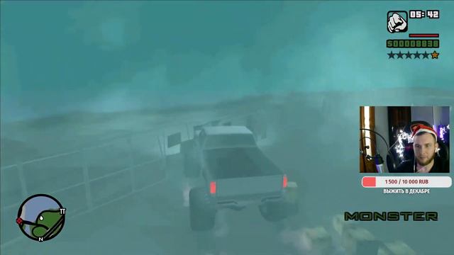 ПРОХОЖДЕНИЕ GTA SAN ANDREAS СО СНЕГОМ ЗА ОДИН НОВОГОДНИЙ СТРИМ! смотреть онлайн