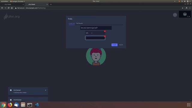 Polls/Voting in Jitsi Meet смотреть онлайн