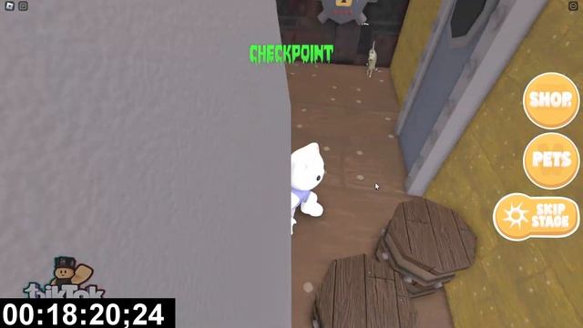 Pop Cat Roblox Speed Run in All Scary Obbiesfrom Barry Prison, Scary Mansion, Evil Barber, School смотреть онлайн