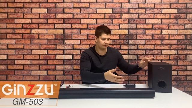 Обзор на Soundbar (саундбар) от GINZZU. Model: GM-503.