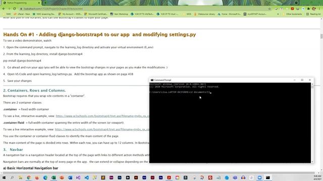 Hands On 1 installing django bootstrap and adjusting settings смотреть онлайн