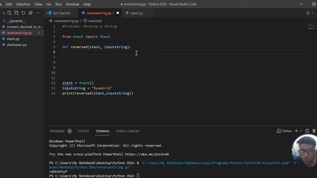 Reverse the string | Python | Problem No. 2 смотреть онлайн
