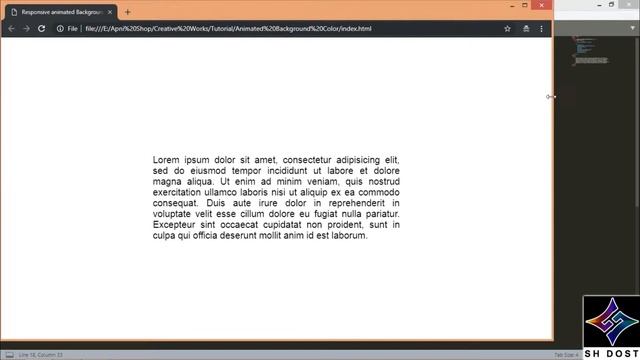 How to create a Background animation with HTML + CSS | Responsive | Without Bootstrap смотреть онлайн
