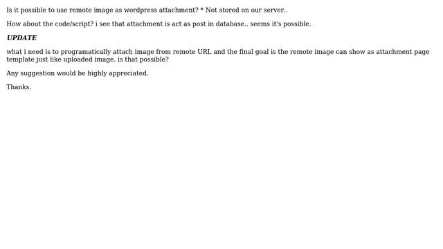 Wordpress: Wordpress Image Attachment using remote image (2 Solutions!!) смотреть онлайн