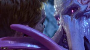 Baldur's Gate 3 Романтическая сцена с императором.