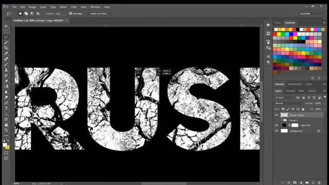 How to Create Broke Text effect in Photoshop - #Photoshop Tutorials смотреть онлайн