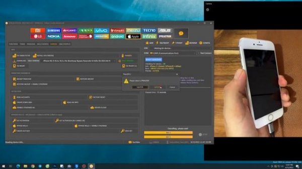 [Bypass Hello] Iphone 8G - 8P - X IOS 16.4.1 & 16.5.x Ramdisk No Bootloop No Signal UnlockTool.