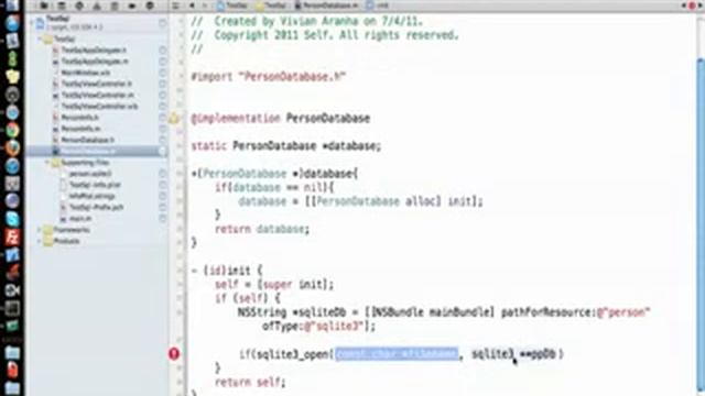 Creating a SQLite Database in iPhone App смотреть онлайн