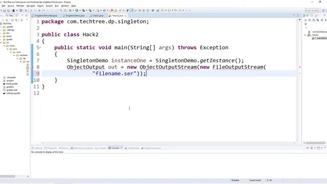 Singleton Hack Using Serialization and de Serialization смотреть онлайн