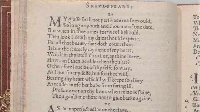 Shakespeare's Sonnet #22: "My glass shall not persuade me I am old" смотреть онлайн