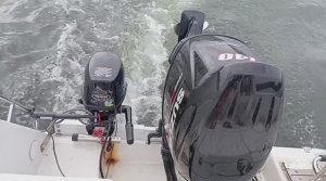 Электрическое рулевое дистанционное управление резервным лодочным мотором.