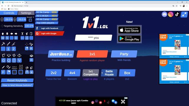1v1 LOL Building Simulator, Battle Royale & Shooting Game Google Chrome 2020 06 24 12 30 13 смотреть онлайн