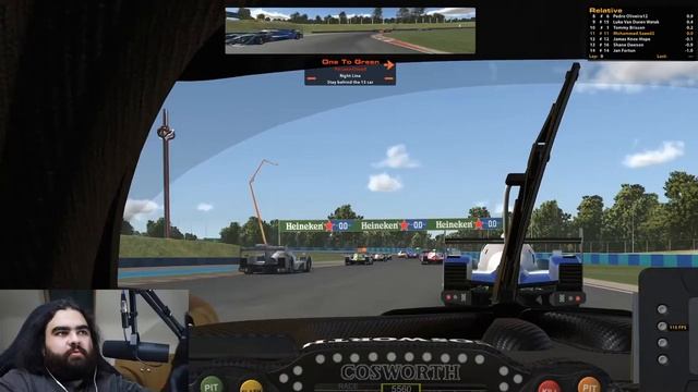 MY FIRST PROTOTYPE RACE ENDS IN A CRASH!! | Prototype LMP2 Fixed @ Hungaroring | iRacing смотреть онлайн