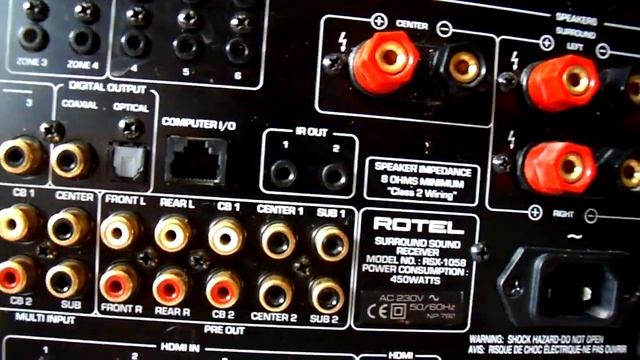 Обзор ROTEL RSX-1058 Surround Sound Receiver.