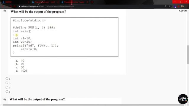 NPTEL Programming in Java Week 0 Quiz Assignment Solutions || January 2021 || Swayam смотреть онлайн