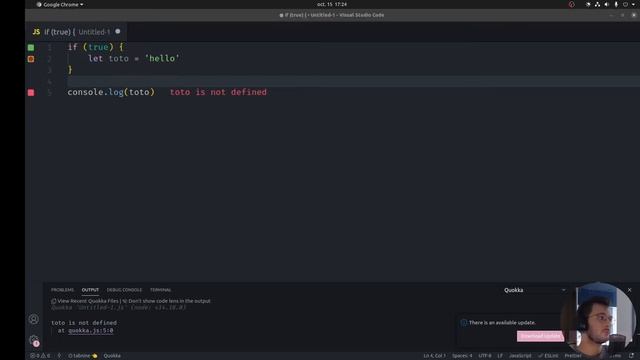 Arrête d'utiliser var en #javascript! смотреть онлайн