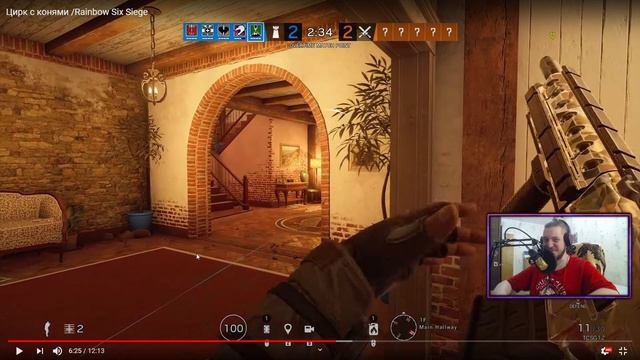 РЕАКЦИЯ НА ДЕНИСА КАРАМЫШЕВА | Цирк с конями /Rainbow Six Siege смотреть онлайн
