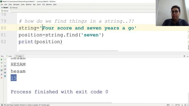 Python- Function, Random and Math Library, String manipulations смотреть онлайн