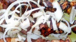 'Думба - джигар' узбекский шашлык! Очень вкусно!