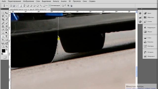 Мультимедийная школа Adobe Photoshop Урок №62 Выделение криволенейных форм смотреть онлайн